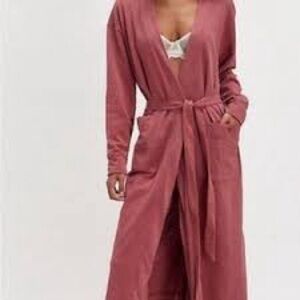 Free People Intimately I'm Your Cardigan NWT X Small Dried Currant Wine $118MSRP